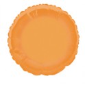 18" BULK ROUND ORANGE FOIL BLN