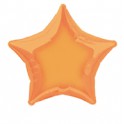 20" BULK STAR ORANGE FOIL BLN