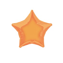 20" BULK STAR ORANGE FOIL BLN