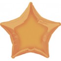 20" PKG STAR ORANGE FOIL BLLN