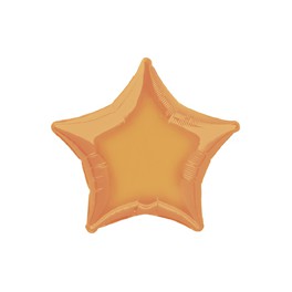 20" PKG STAR ORANGE FOIL BLLN