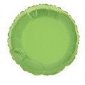 18" BULK ROUND LIME GREEN FOIL