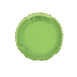 18" BULK ROUND LIME GREEN FOIL