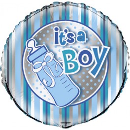18" BULK ITS A BOY BOTTLE FOIL