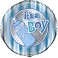 18" BULK ITS A BOY BOTTLE FOIL