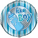 18" PKG ITS A BOY BOTTLE FOIL