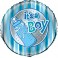 18" PKG ITS A BOY BOTTLE FOIL