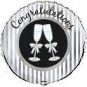 18"PKG CONGRATS BUBBLY FOIL BL