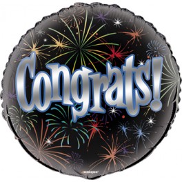 18"BULK CONGRAT FRWRKS FOIL BL