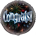 18"PKG CONGRATS FRWRKS FOIL BL