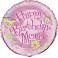 18" BULK FLORAL BDAY MOM FOIL