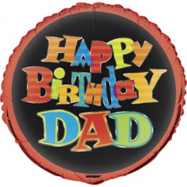 18" BULK BOLD BDAY DAD FOIL BL