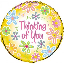18" PKG THINKNG OF YOU FOIL BL