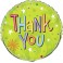 18" BULK THANKU LIMESWIRL FOIL