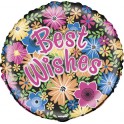 18" PKG BEST WISHES FOIL BLLN