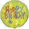 18"PKG BIRTHDAY LIMESWIRL FOIL
