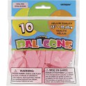 10 12'' PETAL PINK BALLOONS