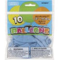 10 12'' BABY BLUE BALLOONS