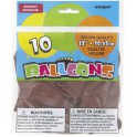 10 12'' BURGUNDY BALLOONS