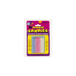 10 MAGIC BDAY CANDLE-MULTI