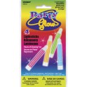 4 GLOWSTICKS 4" ASSORTED