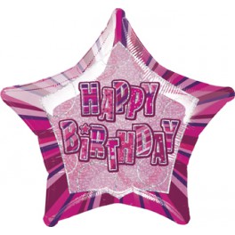 20'' PKG PINK STAR PRISM HB BL