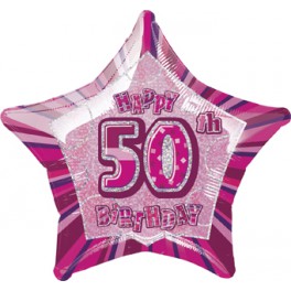 20'' PKG PINK STAR PRISM 50 BL