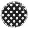 18"BLK BLCK DOT FL BLN