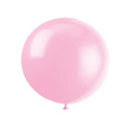6 36'' PREM POWDER PINK BLLNS