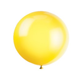 6 36'' PREM LEMON YELLOW BLLNS