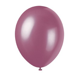 50 12" RICH PLUM PEARL BLLOON