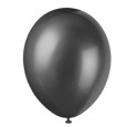50 12" INK BLACK PEARL BALLOON