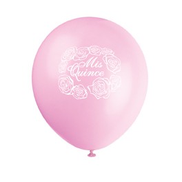 6 MIS QUNICE 12" BALLOONS 2S
