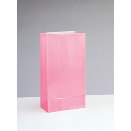 12 PPR PARTY BAGS -PASTEL PINK