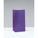 12 PPR PARTY BAGS -DEEP PURPLE