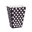 8 BLACK DOTS TREAT BOXES