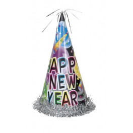 HAPPY NY BALLOONS 13" HAT
