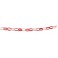 DOTS PAPER CHAIN 5FT - RED