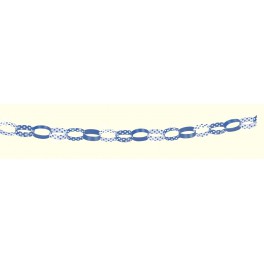 DOTS PAPER CHAIN 5FT - RYL BLU