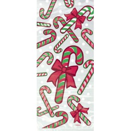 20 CANDY CANE CELLO BAGS