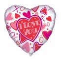 18'' BULK LOVIN HEARTS FOIL BL