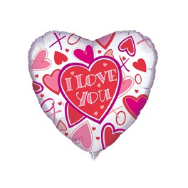 18'' BULK LOVIN HEARTS FOIL BL