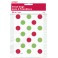 50 RED/GRN DOTS TREAT BAG 4X6"