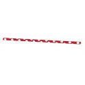 10 RUBY RED DOTS PAPER STRAWS