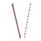 10 ORG/BLK DOT/STRP PAPR STRAW