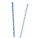 10 SNOWFLAKES PAPER STRAW