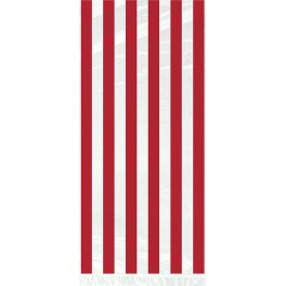 20 RED STRIPE CELLO BAGS