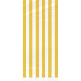 20 YELLOW STRIPE CELLO BAGS
