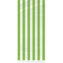 20 LIME GRN STRIPE CELLO BAGS