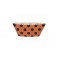 24 ORNG/BLCK DOT CUPCAKE KIT